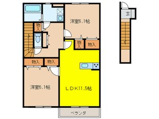 クレール　リラの物件間取画像